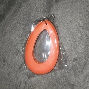 Wood Tear Drop Earrings